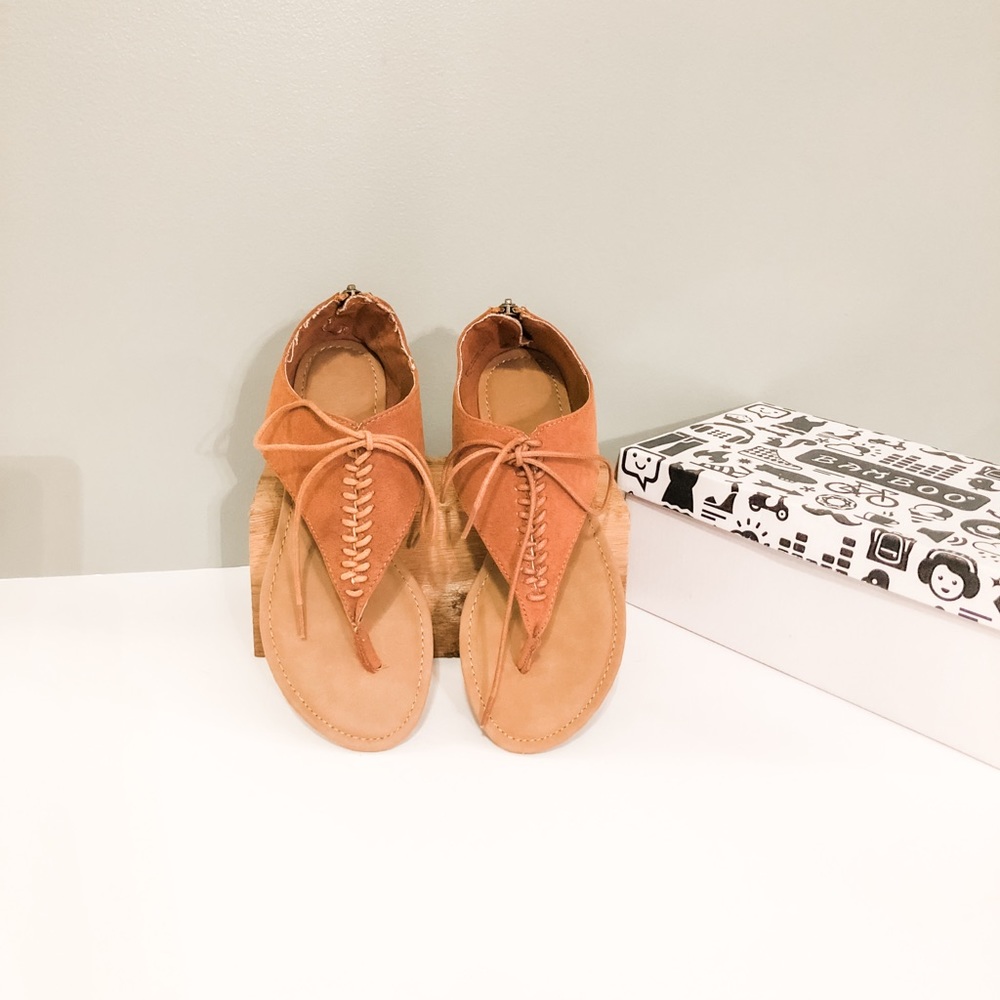 Tan Lace-Up Sandal - Size 5.5 NWB